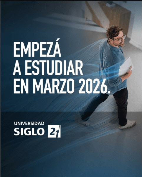 Inscripciones abiertas marzo 2026 - Universidad Siglo 21